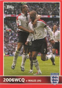 2005 Topps England #97 England 2-0 Wales Front