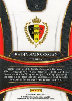 2017-18 Panini Select #63 Radja Nainggolan Back