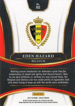 2017-18 Panini Select #82 Eden Hazard Back