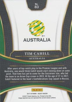 2017-18 Panini Select #83 Tim Cahill Back
