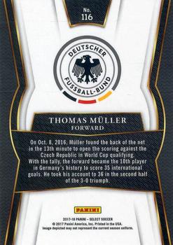 2017-18 Panini Select #116 Thomas Muller Back