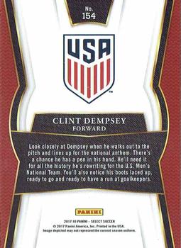 2017-18 Panini Select #154 Clint Dempsey Back