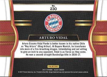 2017-18 Panini Select #230 Arturo Vidal Back