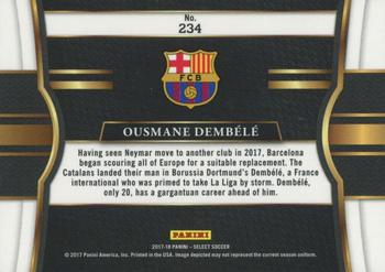 2017-18 Panini Select #234 Ousmane Dembele Back