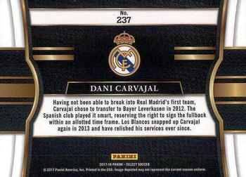 2017-18 Panini Select #237 Dani Carvajal Back