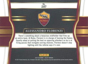 2017-18 Panini Select #287 Alessandro Florenzi Back