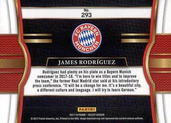 2017-18 Panini Select #293 James Rodriguez Back