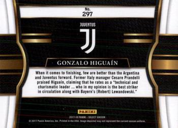 2017-18 Panini Select #297 Gonzalo Higuain Back