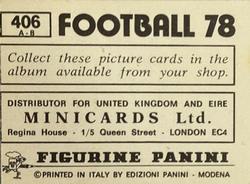 1977-78 Panini Football 78 (UK) #406 Badge Back