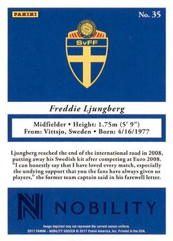 2017 Panini Nobility #35 Freddie Ljungberg Back