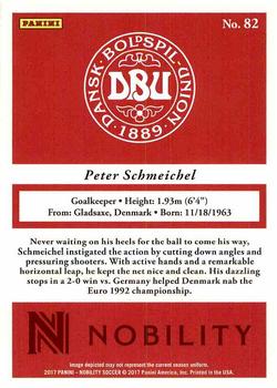 2017 Panini Nobility #82 Peter Schmeichel Back