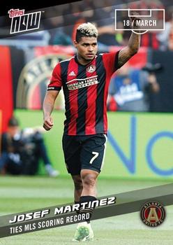 2017 Topps Now MLS #7 Josef Martinez Front