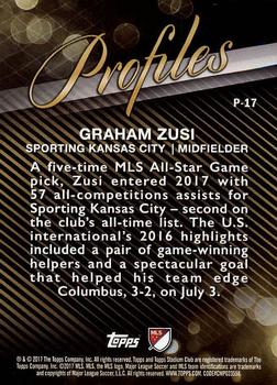 2017 Stadium Club MLS - Profiles #P-17 Graham Zusi Back