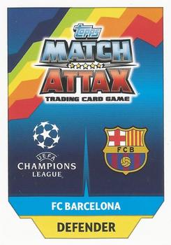 2017-18 Topps Match Attax UEFA Champions League #25 Jordi Alba Back