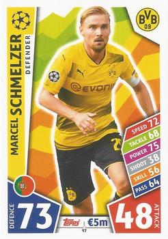 2017-18 Topps Match Attax UEFA Champions League #97 Marcel Schmelzer Front