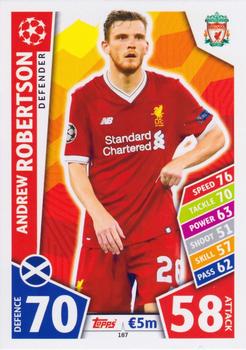 2017-18 Topps Match Attax UEFA Champions League #187 Andrew Robertson Front