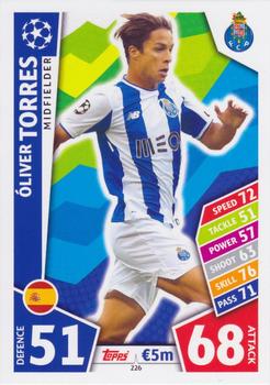 2017-18 Topps Match Attax UEFA Champions League #226 Óliver Torres Front