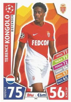 2017-18 Topps Match Attax UEFA Champions League #241 Terence Kongolo Front