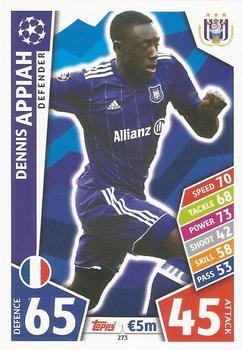 2017-18 Topps Match Attax UEFA Champions League #273 Dennis Appiah Front