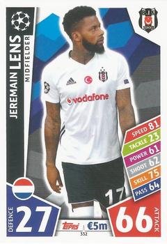 2017-18 Topps Match Attax UEFA Champions League #332 Jeremain Lens Front