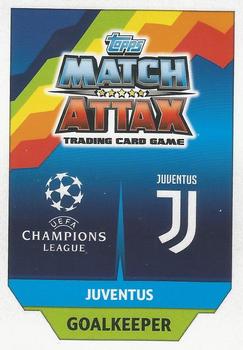 2017-18 Topps Match Attax UEFA Champions League #362 Gianluigi Buffon Back