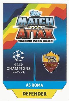 2017-18 Topps Match Attax UEFA Champions League #381 Aleksandar Kolarov Back