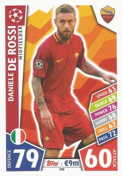 2017-18 Topps Match Attax UEFA Champions League #388 Daniele De Rossi Front