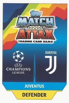 2017-18 Topps Match Attax UEFA Champions League #422 Giorgio Chiellini Back