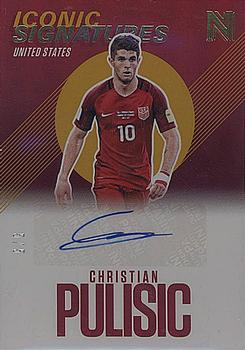 2017 Panini Nobility - Iconic Signatures Gold #IS-CP Christian Pulisic Front