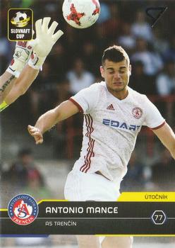 2017-18 SportZoo Futbalové Slovensko #S036 Antonio Mance Front