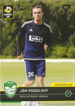 2017-18 SportZoo Futbalové Slovensko #S121 Jan Podolsky Front