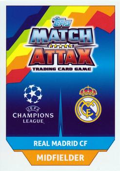 2017-18 Topps Match Attax UEFA Champions League - Nordic Exclusives #N11 Isco Back