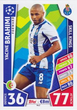 2017-18 Topps Match Attax UEFA Champions League - Nordic Exclusives #N12 Yacine Brahimi Front