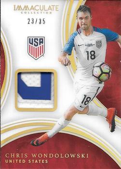 2017-18 Panini Immaculate Collection - Acetate Patches #AP-CW Chris Wondolowski Front