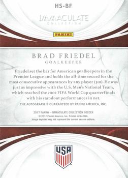 2017-18 Panini Immaculate Collection - Historical Significance #HS-BF Brad Friedel Back