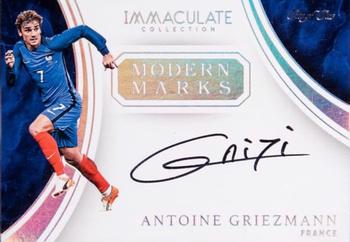 2017-18 Panini Immaculate Collection - Modern Marks Platinum #MM-AG Antoine Griezmann Front