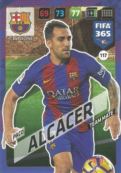 2017-18 Panini Adrenalyn XL FIFA 365 #117 Paco Alcácer Front
