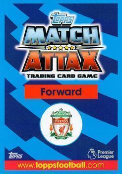 2017-18 Topps Match Attax Premier League - Limited Edition Gold #LE3G Roberto Firmino Back