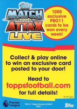 2017-18 Topps Match Attax Premier League - Pro 11 Match Attax Live code cards #PL18-CIL02 Sergio Aguero Back
