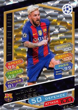 2016-17 Topps Match Attax UEFA Champions League - 100 Club #100C11 Lionel Messi Front