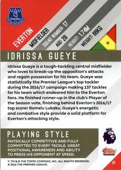 2017-18 Topps Premier Gold #49 Idrissa Gueye Back