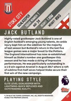 2017-18 Topps Premier Gold #108 Jack Butland Back