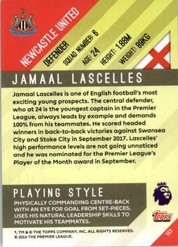 2017-18 Topps Premier Gold #193 Jamaal Lascelles Back