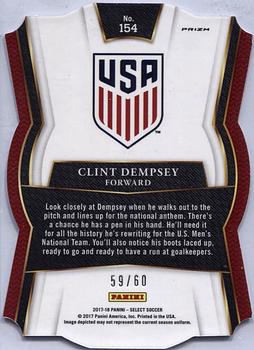 2017-18 Panini Select - Pink Die Cut #154 Clint Dempsey Back
