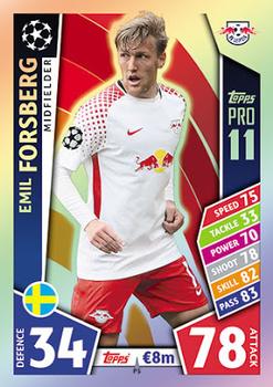 2017-18 Topps Match Attax UEFA Champions League - Pro11 #P5 Emil Forsberg Front