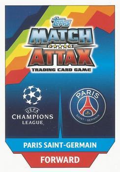 2017-18 Topps Match Attax UEFA Champions League - Pro11 #P15 Edinson Cavani Back