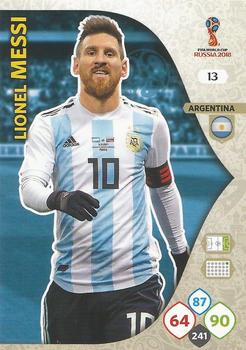 2018 Panini Adrenalyn XL FIFA World Cup 2018 Russia  #13 Lionel Messi Front