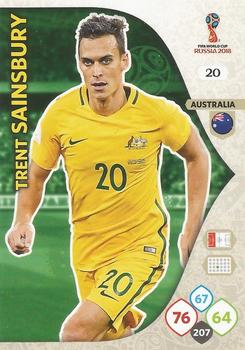 2018 Panini Adrenalyn XL FIFA World Cup 2018 Russia  #20 Trent Sainsbury Front