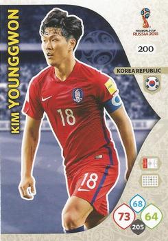 2018 Panini Adrenalyn XL FIFA World Cup 2018 Russia  #200 Kim Young-Gwon Front