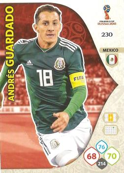 2018 Panini Adrenalyn XL FIFA World Cup 2018 Russia  #230 Andres Guardado Front